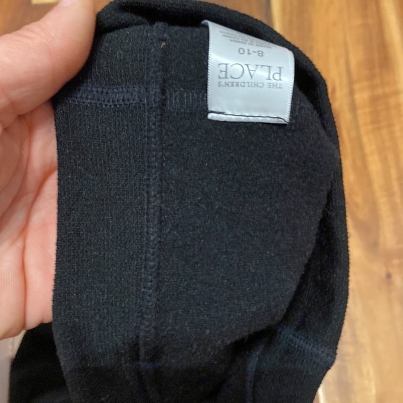 NWOT Girl’s Size 8-10 Black Thermal Cozy- Like leggings - Picture 3 of 3